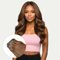 Medium Brown Seamless Clip-In 100% Human Hair Extensions